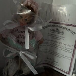 Ashton-Drake Galleries Mommy's Little Monkey Doll with Certificate